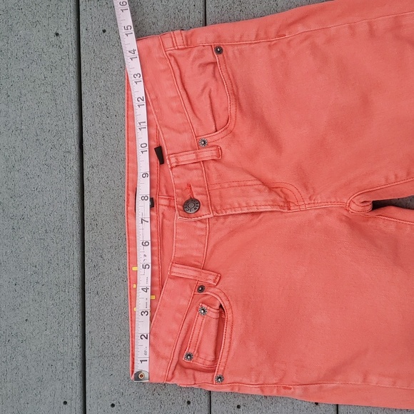J. Crew Stretch Size 26 Toothpick Jeans | J.Crew Coral Colored Jeans Sty… - Picture 7 of 10